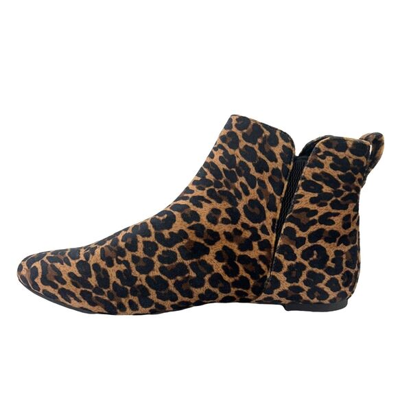 Born Remo Leopard Print Ankle Boots Booties Womens Size 6 - Picture 4 of 6